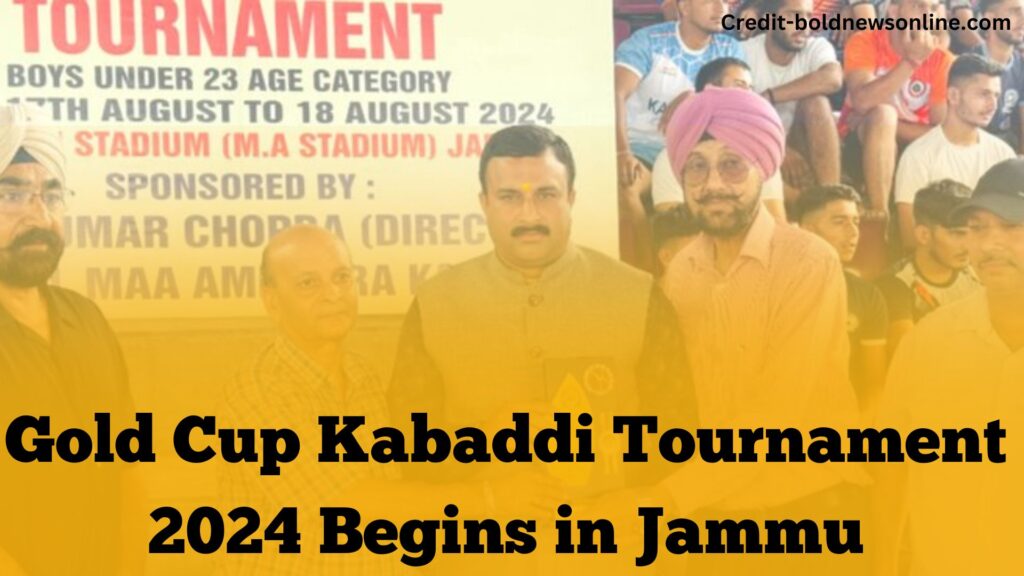 Gold Cup Kabaddi Tournament 2024 Begins in Jammu